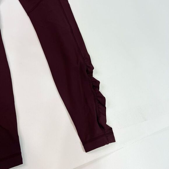 lululemon athletica Swift Speed Tight Leggings Womens 6 Burgundy Pink High Rise - Picture 10 of 13
